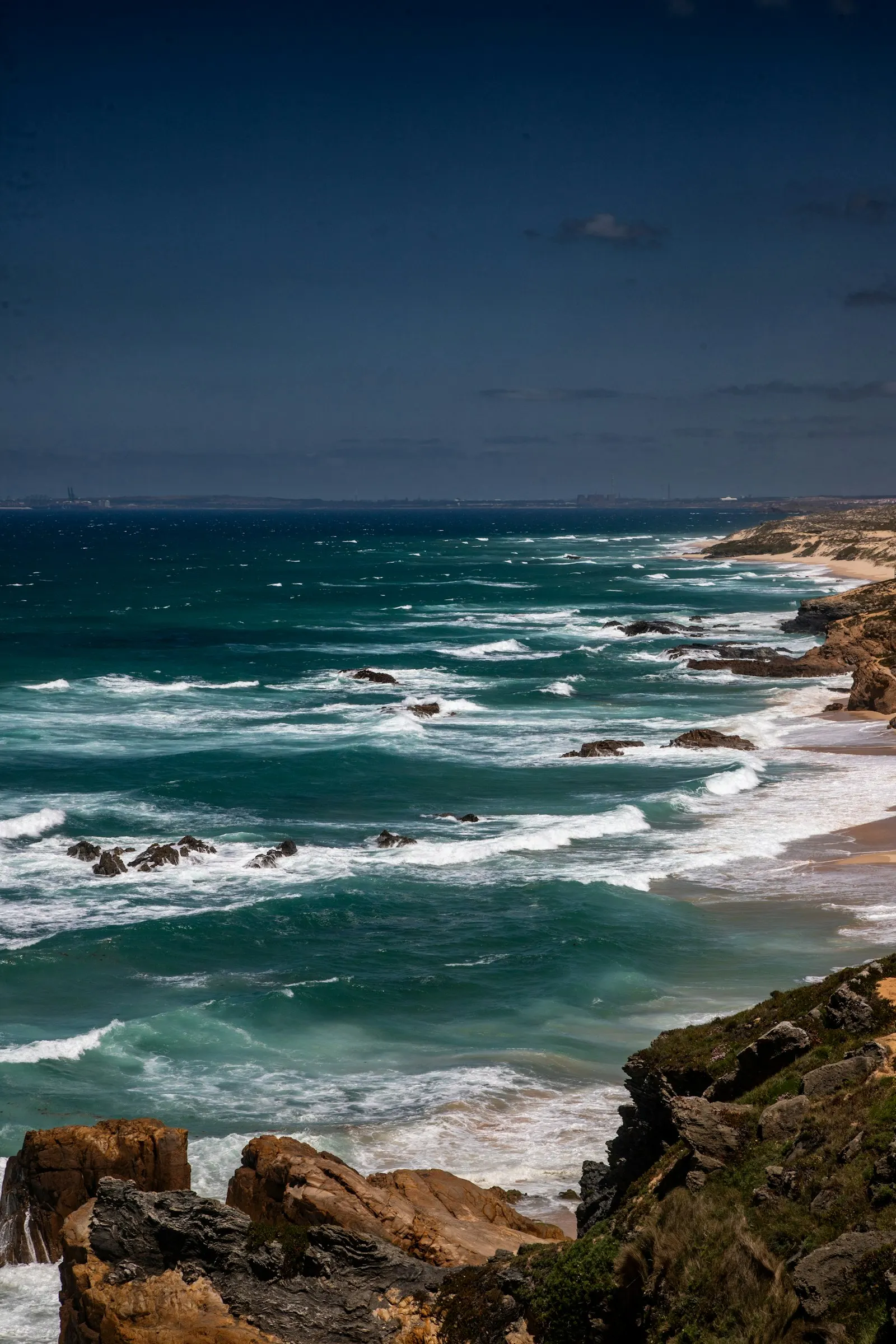 Rugged Australian coastline, ambergris finder guide